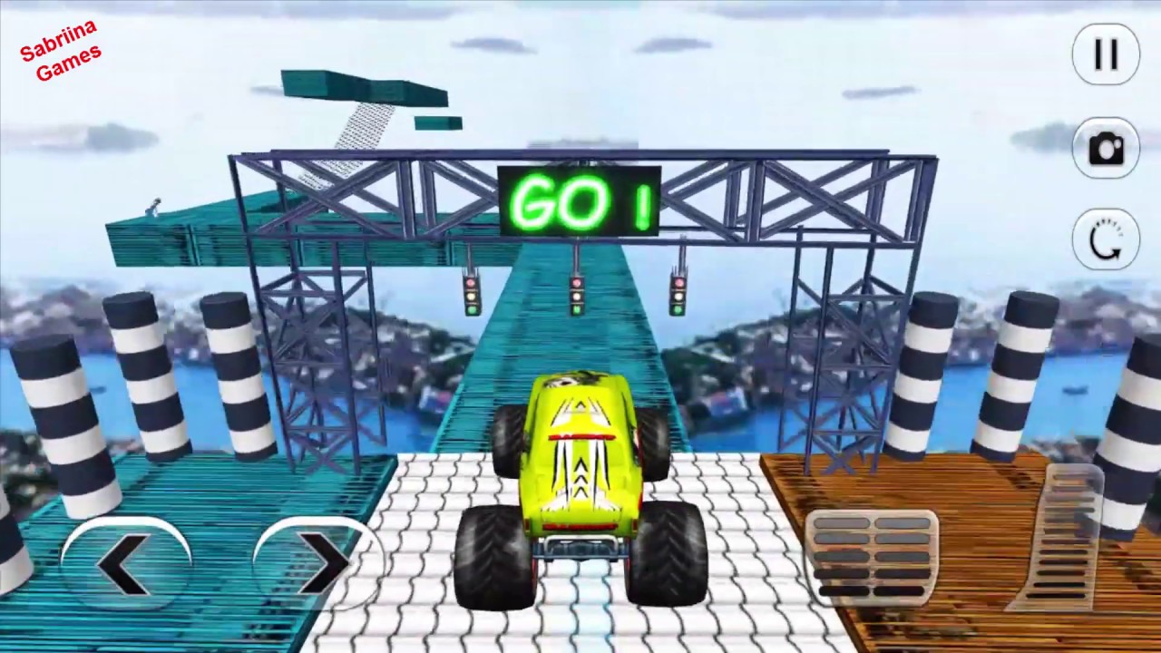 Monster Truck Stunt Race : Impossible Track Games Android Gameplay HD