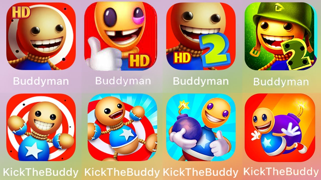 Kick the Buddyman 2 vs Buddyman Kick 2 vs Kick the Buddy Forever vs Kick the Buddy 2