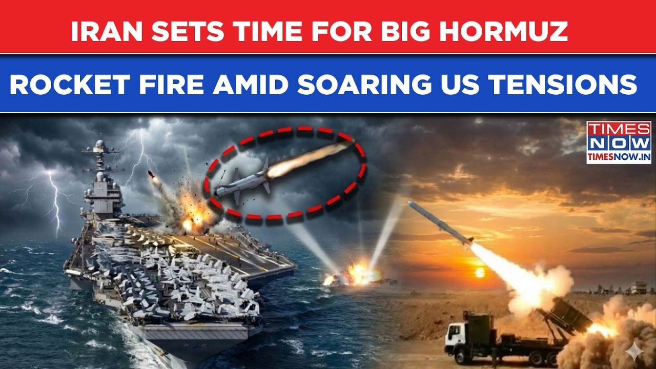 Iran Sets Time For Big Hormuz Rocket Fire| Notam Issued| Military Drill With Russia Message To Trump