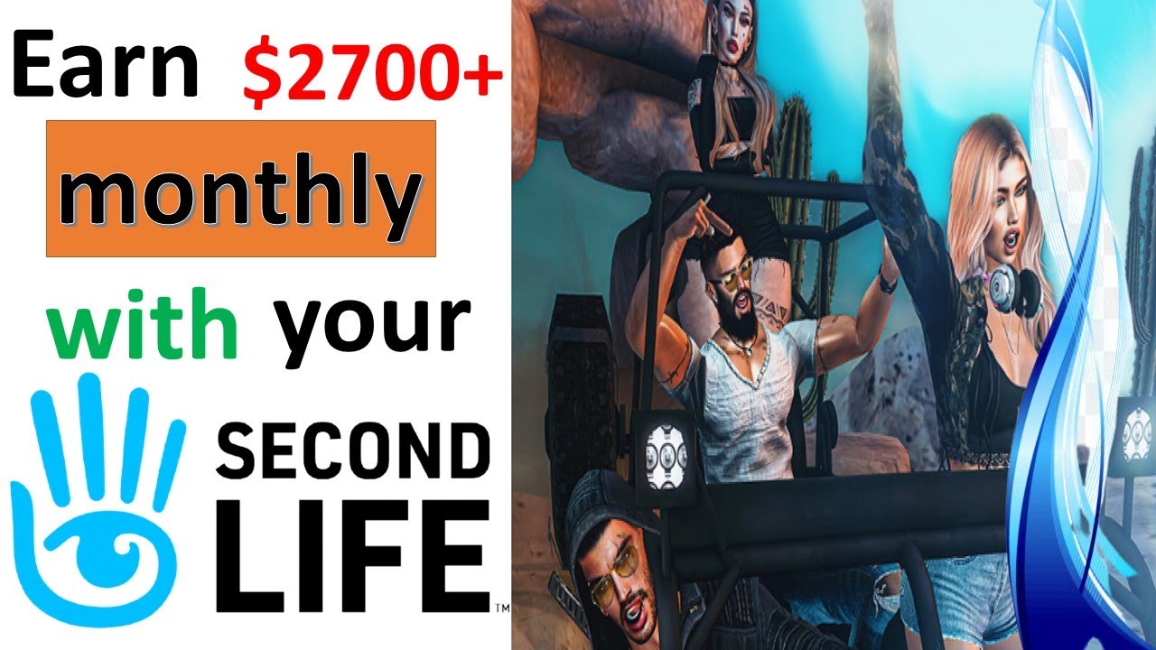 How to earn $2700+ monthly with your second life [make money online new method]