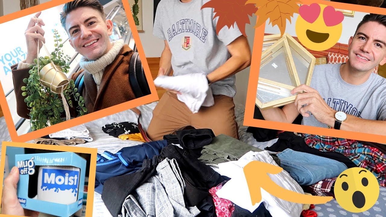 FALL WARDROBE DECLUTTER, THRIFT HAUL,  HOUSE PLANT HOTEL | MR CARRINGTON VLOGTOBER 2