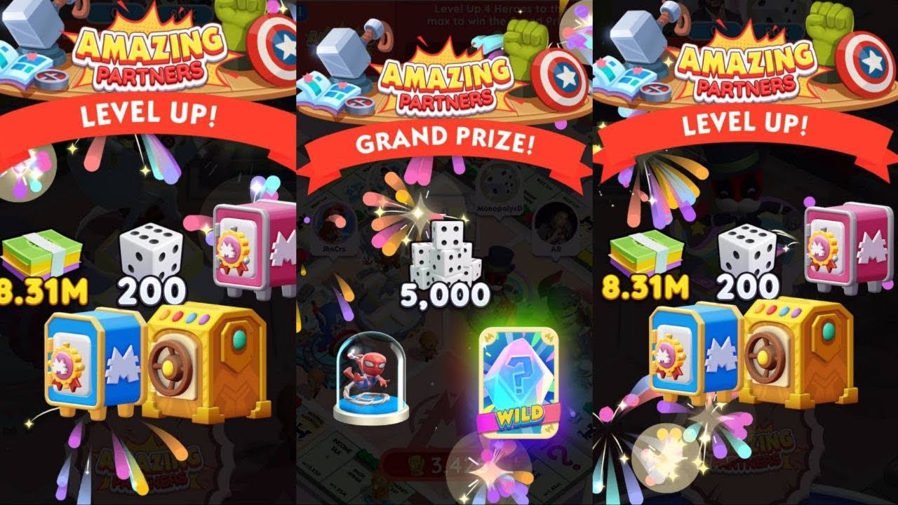 Monopoly Go | ✅ AMAZING PARTNERS | Last 2 Subscribers | Quick Carried ​⁠@Monopoly_xD #monopolygo