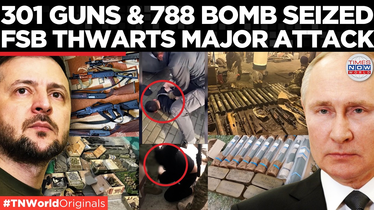 RUSSIA'S FSB Dismantles Illegal Arms Network Across 53 Regions, Seizes 301 Firearms and 788 Grenades