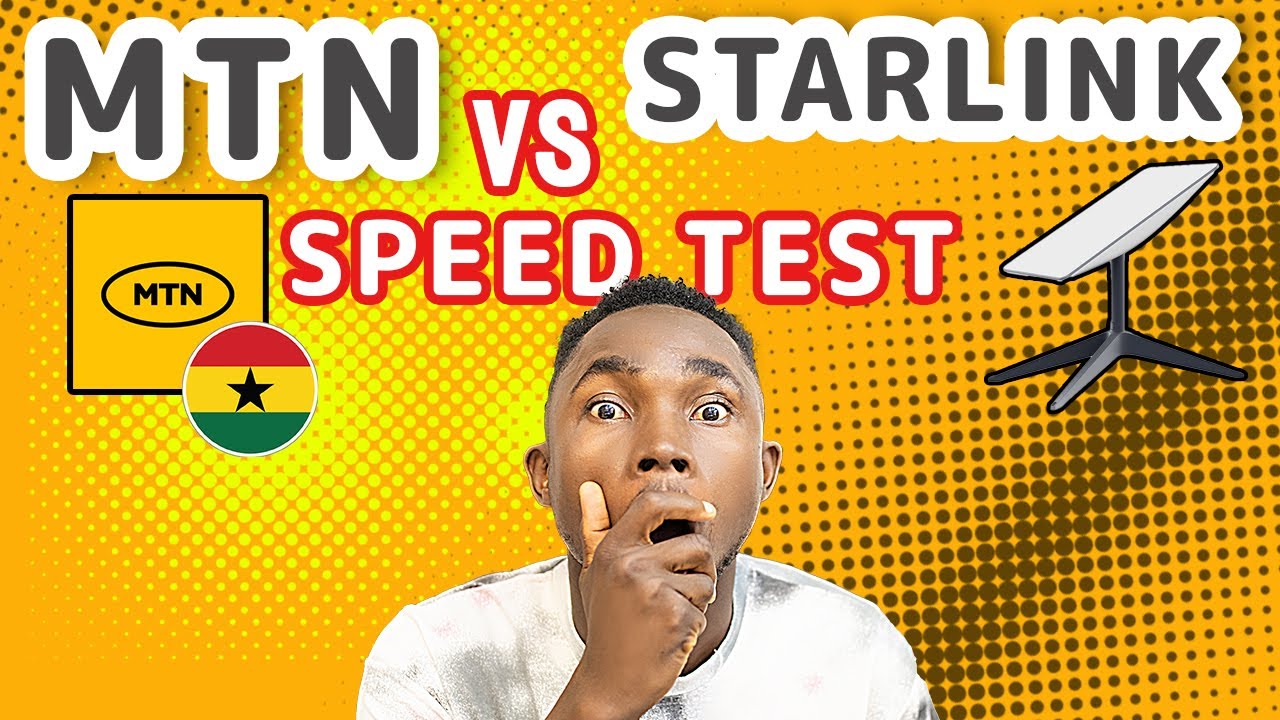 Starlink and MTN Speed Test in Ghana -  Which one downloads faster in Ghana!! 🤯