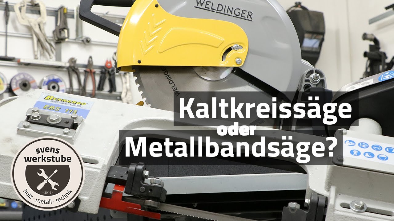 Kaltkreissäge oder Metallbandsäge? Wichtige Unterschiede zur Kaufentscheidung
