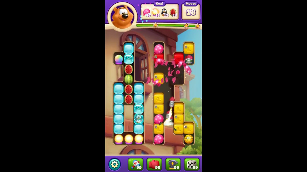 Toon Blast Level 10000 - NO BOOSTERS 🐻🐺🐱 | SKILLGAMING ✔️