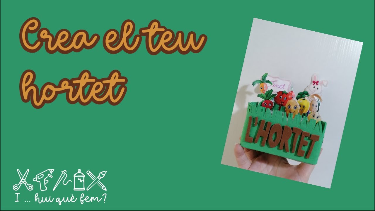 CREA EL TEU HORTET // CREA TU HUERTO // DIY VEGETABLE PATCH