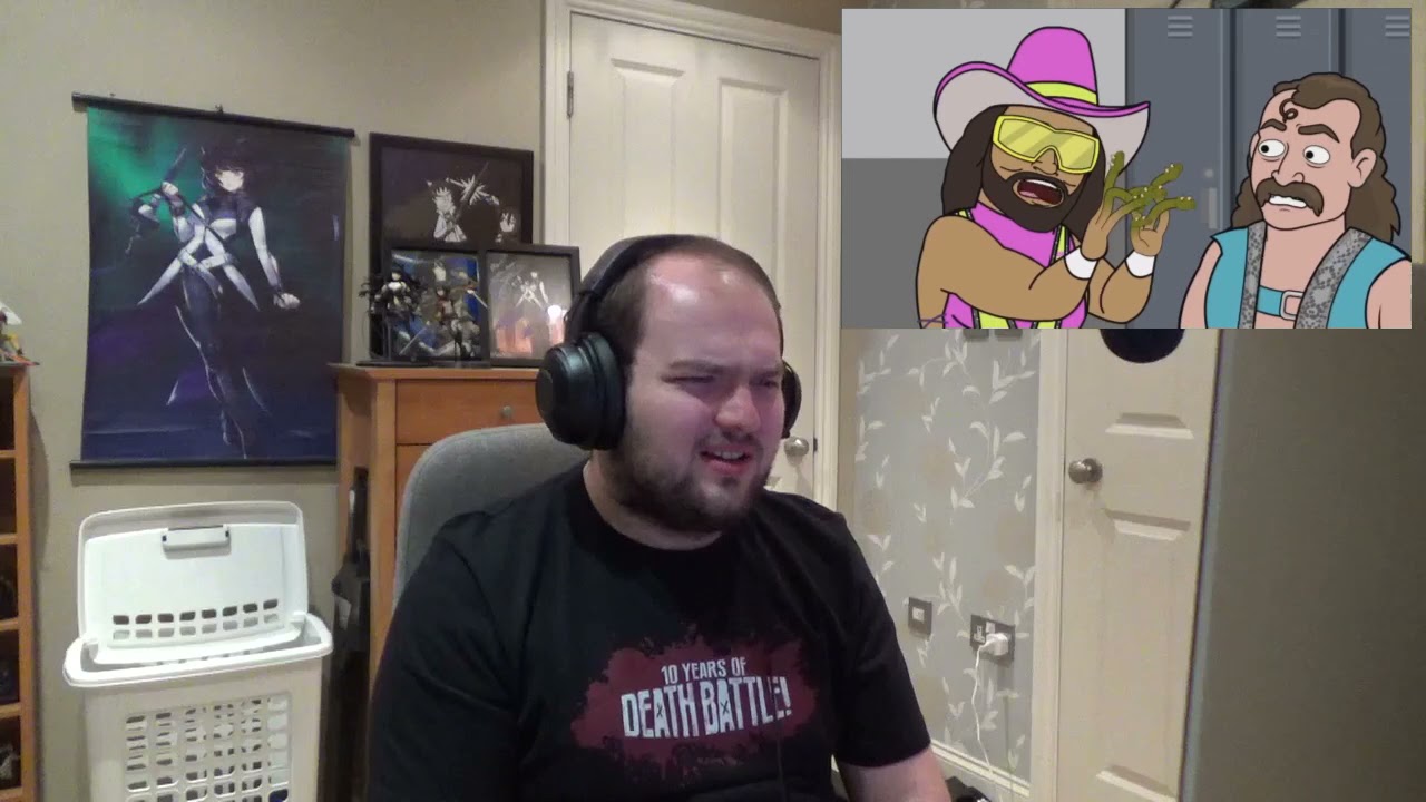 Reaction to Death Battle Macho Man vs Kool Aid Man