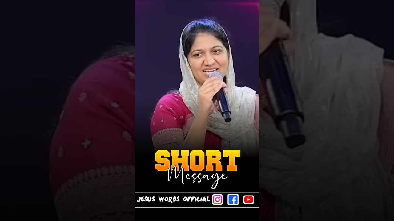 Blessie Wesly Akka Heart Touching Short Message
