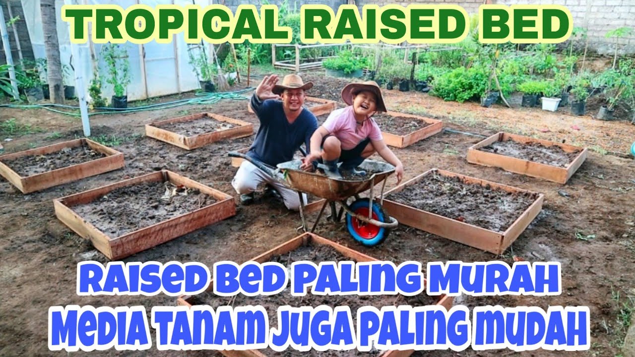 Membuat Raised Bed yang Paling Mudah & Murah 👍