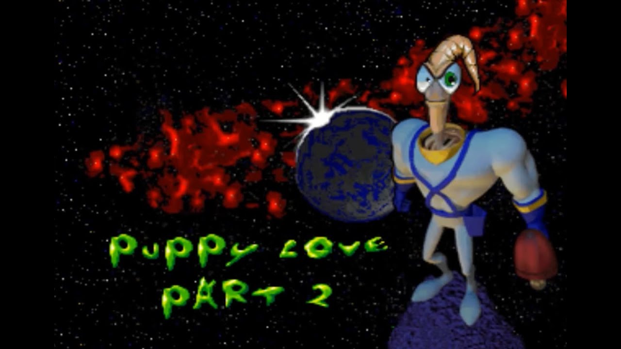 Earthworm Jim 2 (PS1) Puppy Love Part 2 Walkthrough