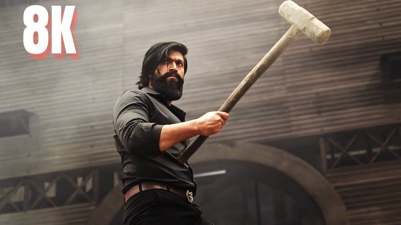KGF 2 - TOOFAN Full Video Hindi Songs in 8K / 4K Ultra HD HDR 60 FPS