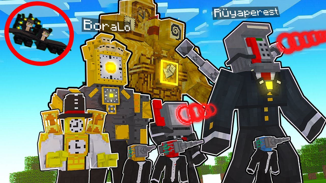 SKIBIDI MULTIVERSE EKİBİ TOPLANDI 💥 DEV SAVAŞ BAŞLIYOR !! - Minecraft