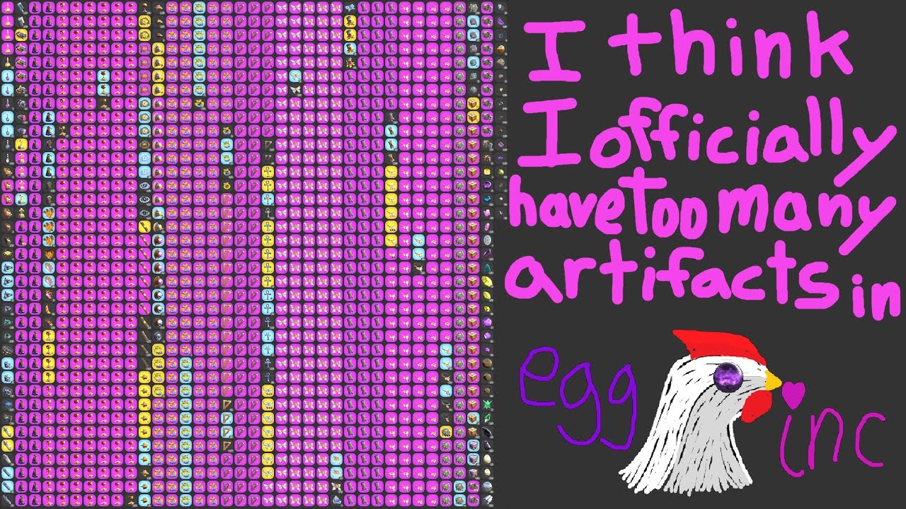 Speedrunning Legendary Artifacts In Egg Inc