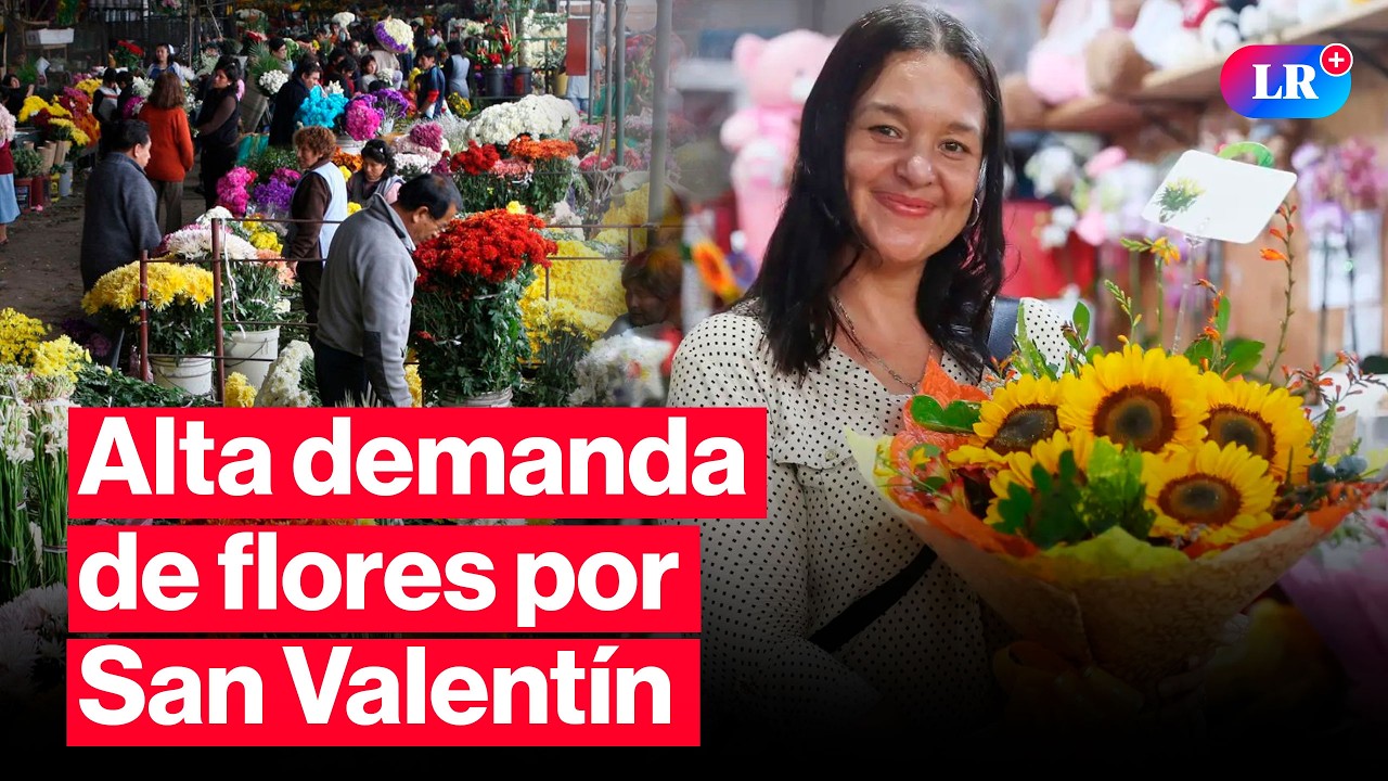 🔴San Valentín 2026: ¿qué flores prefieren regalar los limeños este 14 de febrero? | #EnVivoLR