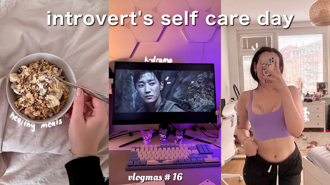 an introverts self care day: mental reset & finding happiness in the small things l vlogmas day 16