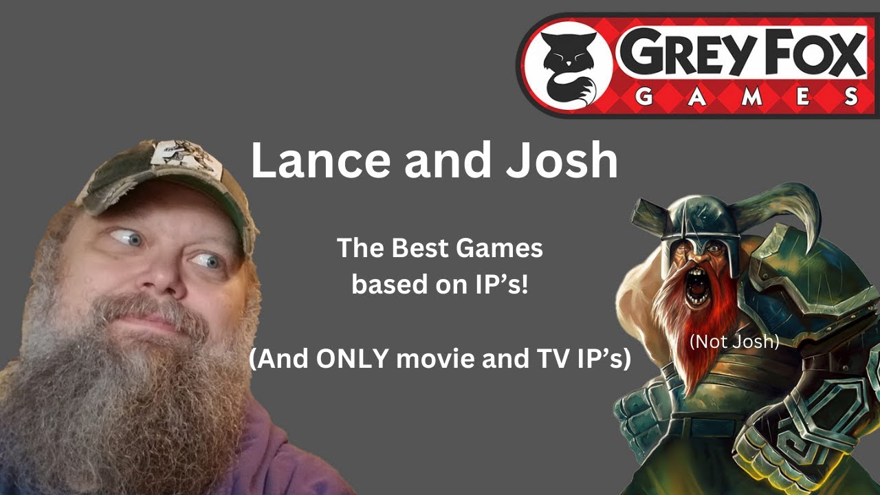 Lance and Josh talk about the best games base on IP's - BUT ONLY Movie and TV IP's!
