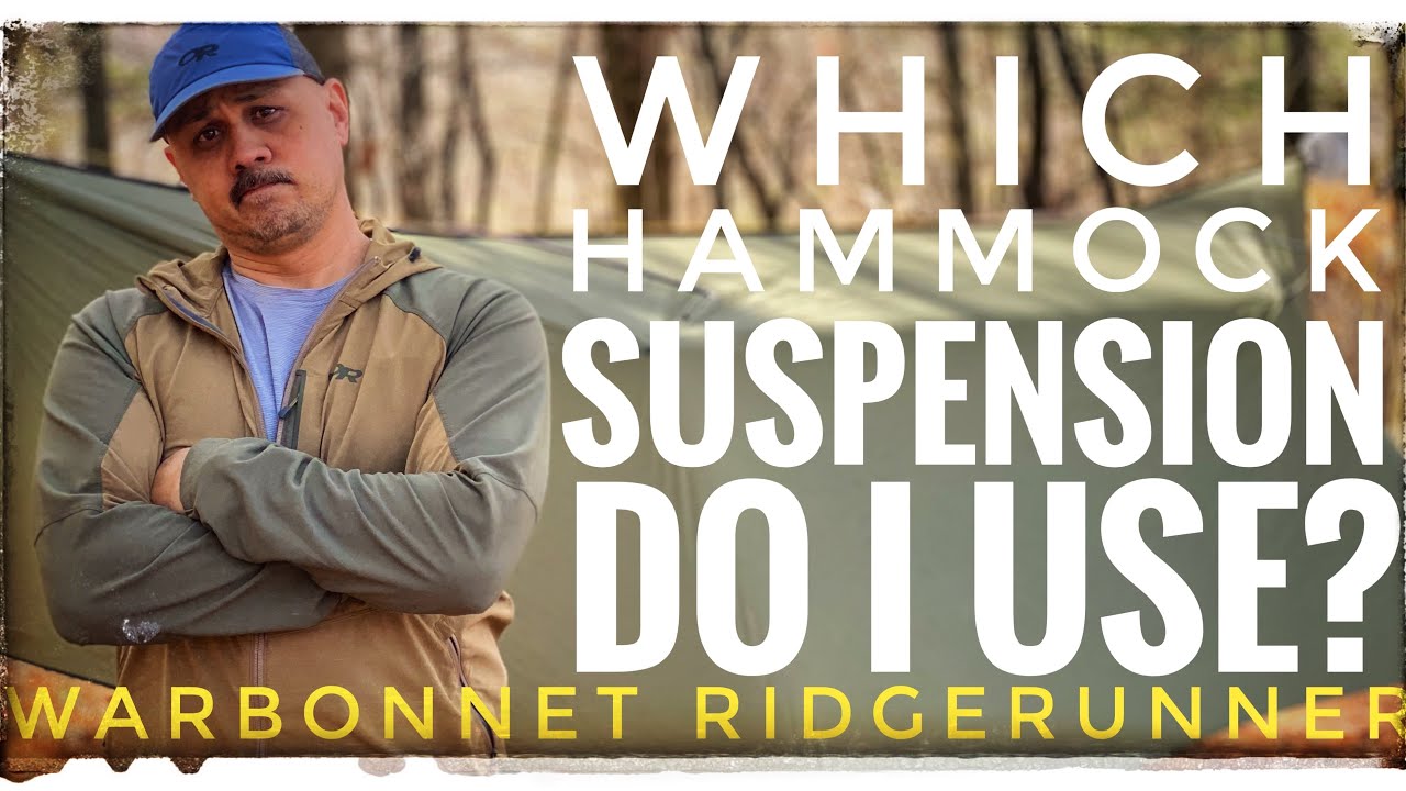 Warbonnet Ridgerunner Hammock Suspension: MyersTech Hammock Lab