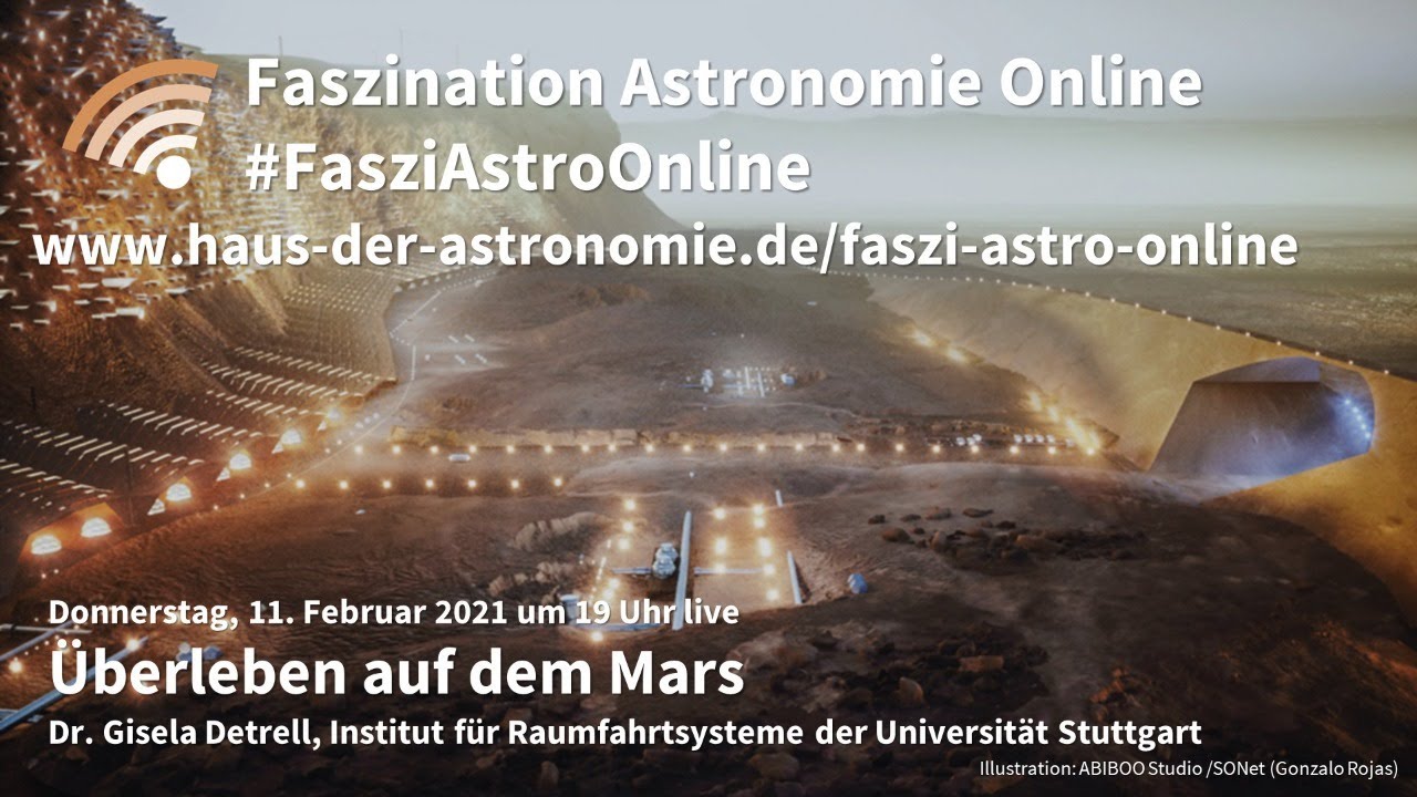 Überleben auf dem Mars – Gisela Detrell bei #FasziAstroOnline