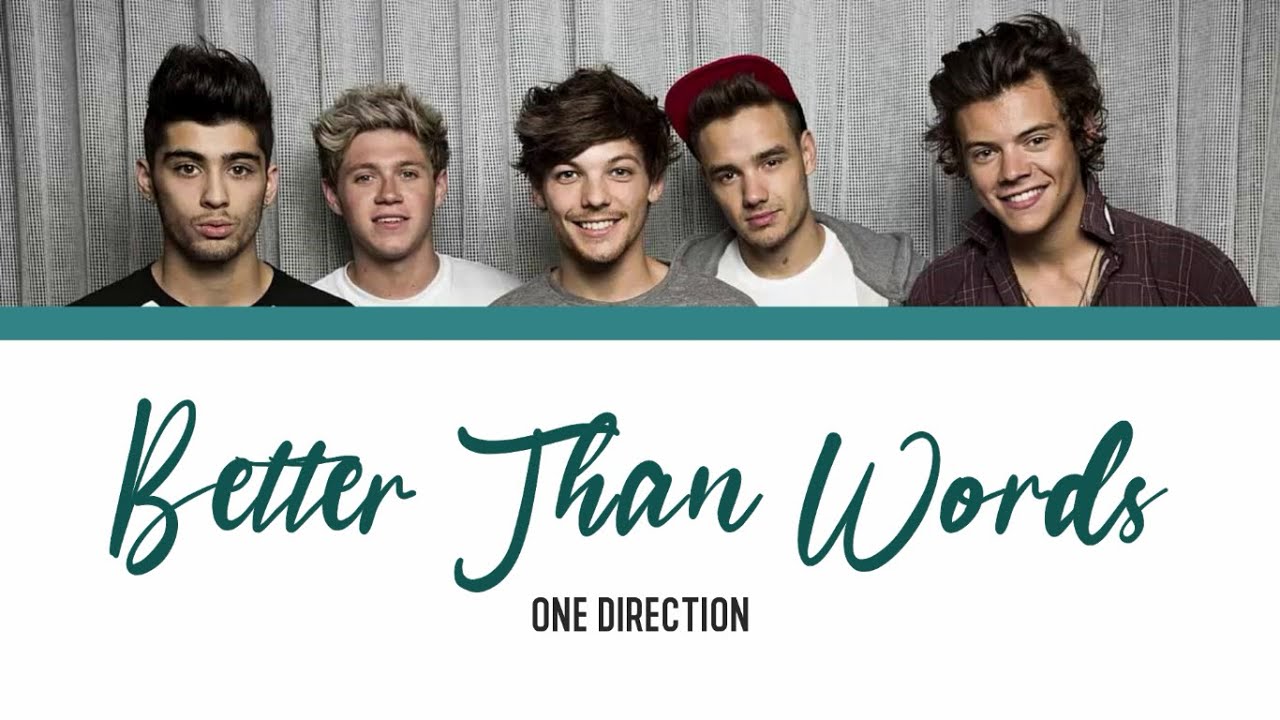 ONE DIRECTION - BETTER THAN WORDS lyrics (Color Coded)