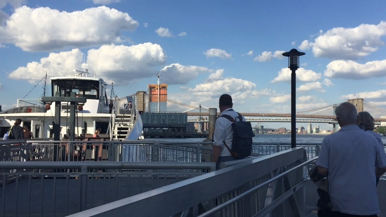 NYC Ferry Ride on the South Brooklyn Line from Wall St/Pier 11 Terminal to Bay Ridge Terminal