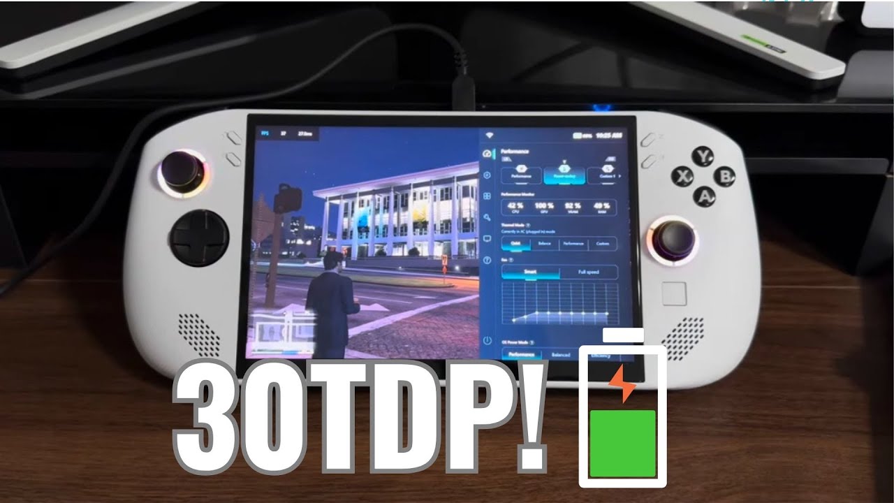 Lenovo Legion Go S Gaming Battery Test - GTA 5 - 30TDP