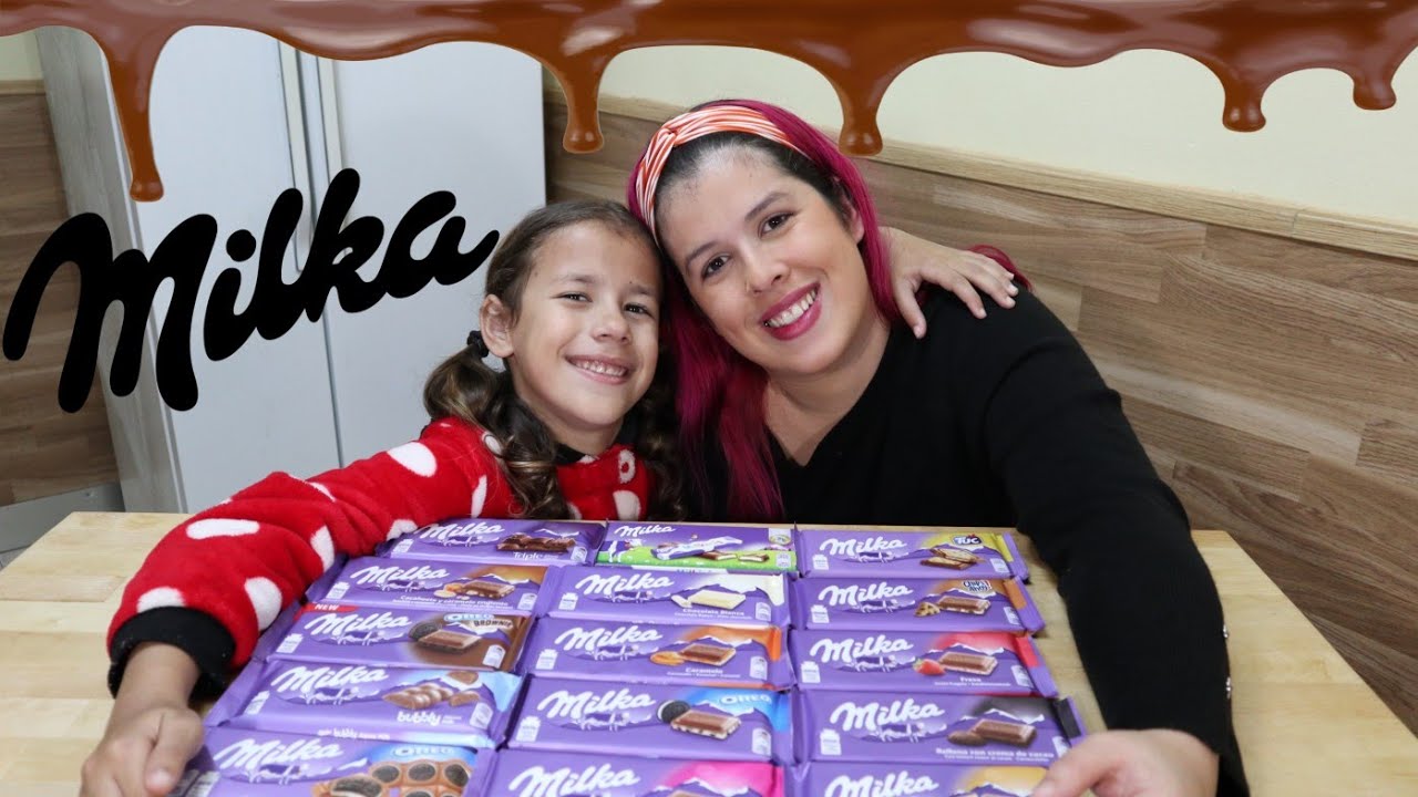 EXPERIMENTAMOS 15 SABORES DE CHOCOLATE MILKA! SERÁ QUE É BOM MESMO?