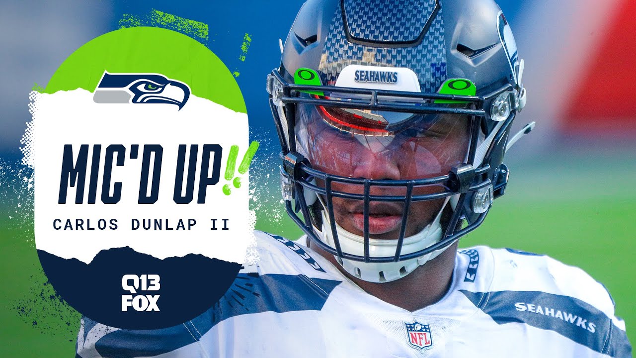 Carlos Dunlap II Mic'd Up vs Bills | Seahawks Saturday Night