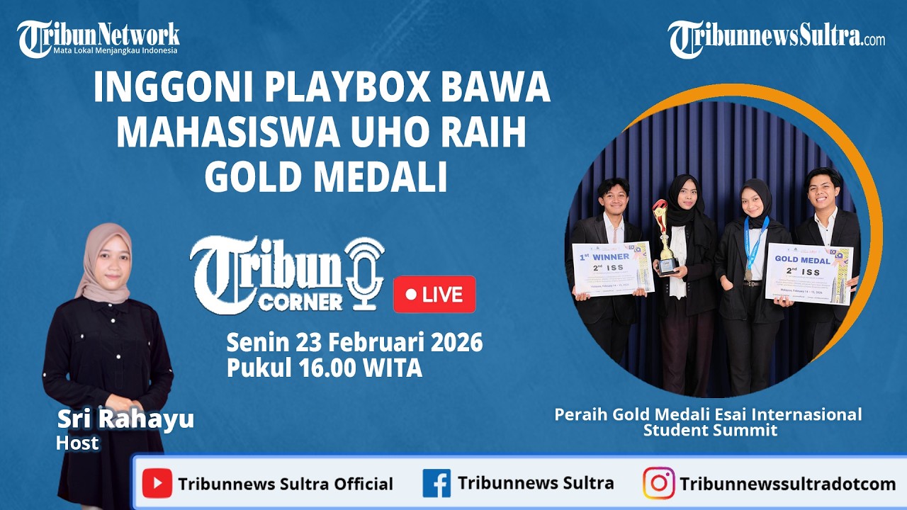 🔴Tribun Corner: Inggoni Playbox Bawa Mahasiswa UHO Raih Gold Medali