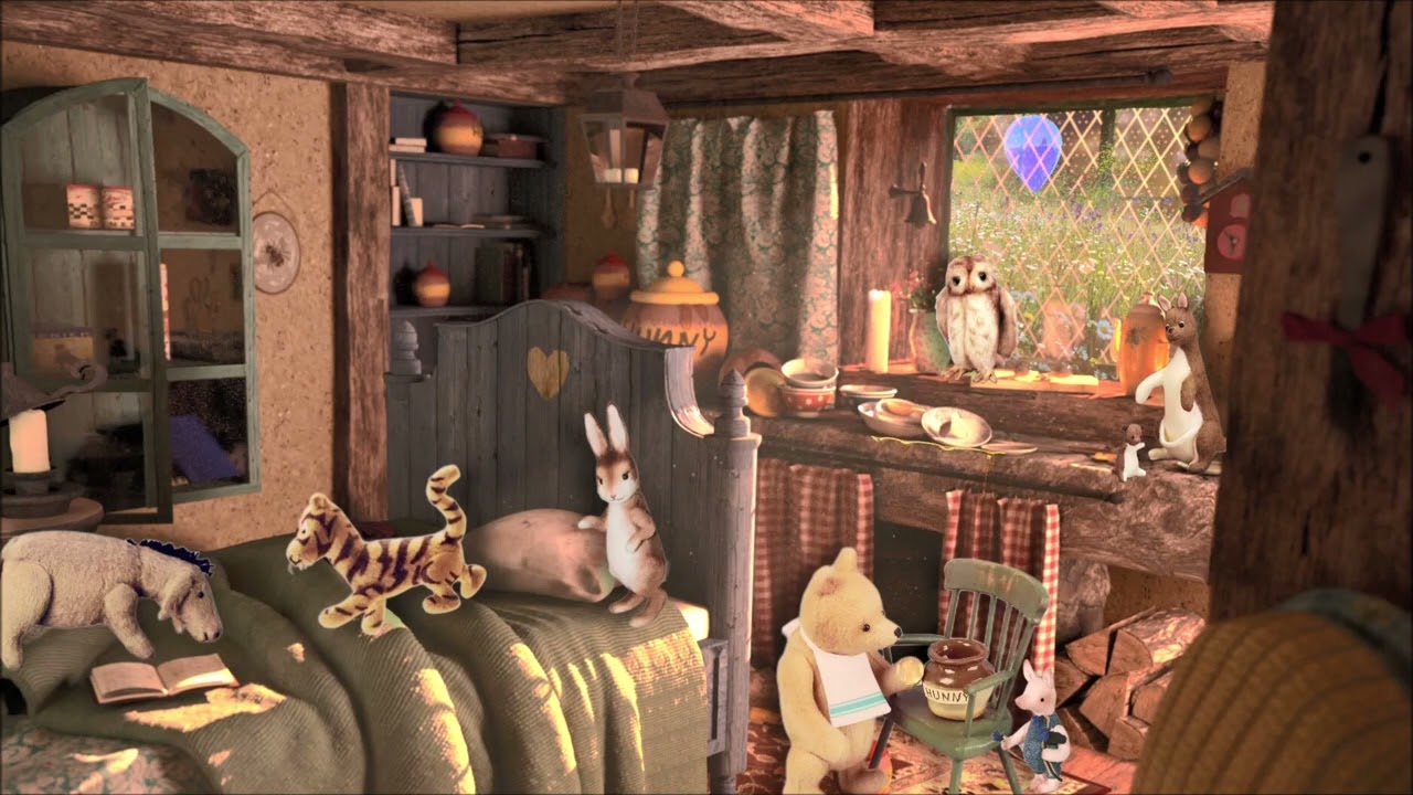 🍯Winnie the Pooh Day/Night ASMR Ambience