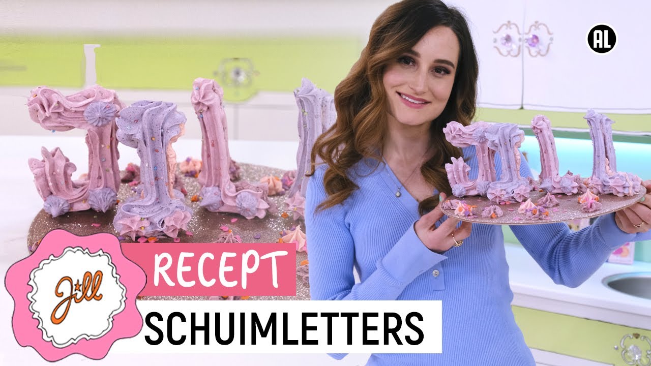 GEVULDE SCHUIMLETTERS - Recept | Jill