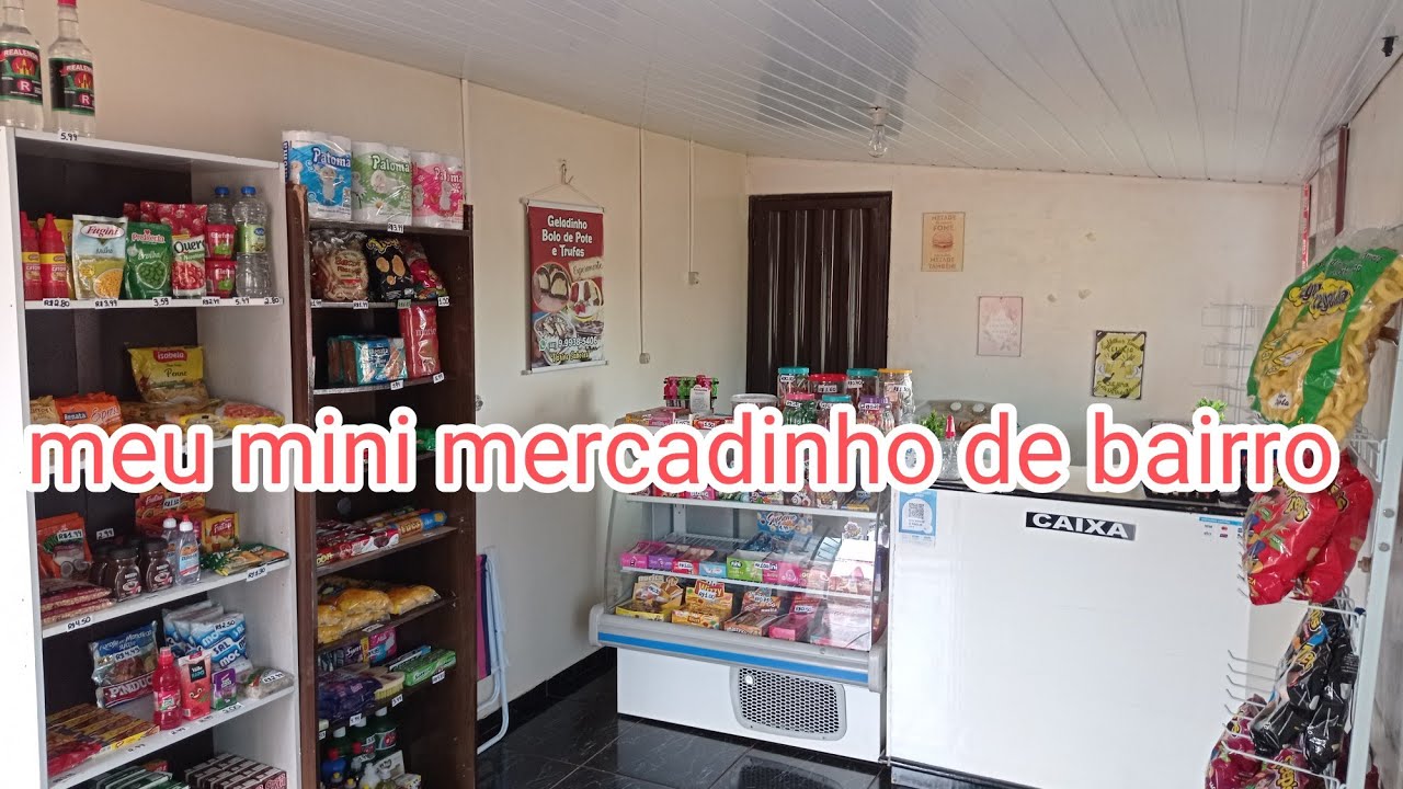Tuor no meu mini mercadinho comércio em casa#mercadinho de bairro+delivery KD LANCHES