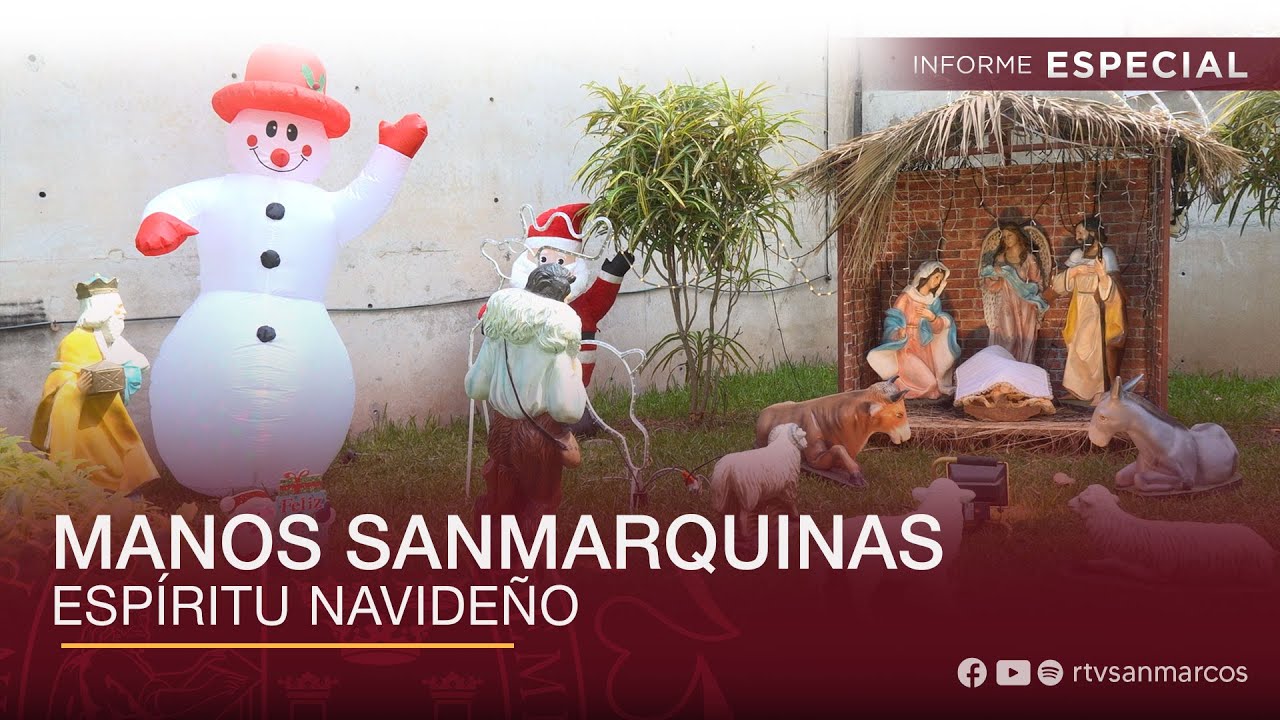 #UNMSM #REPORTAJE: ESPIRITU NAVIDEÑO SANMARQUINO LUCE NACIMIENTOS Y CREATIVAS DECORACIONES