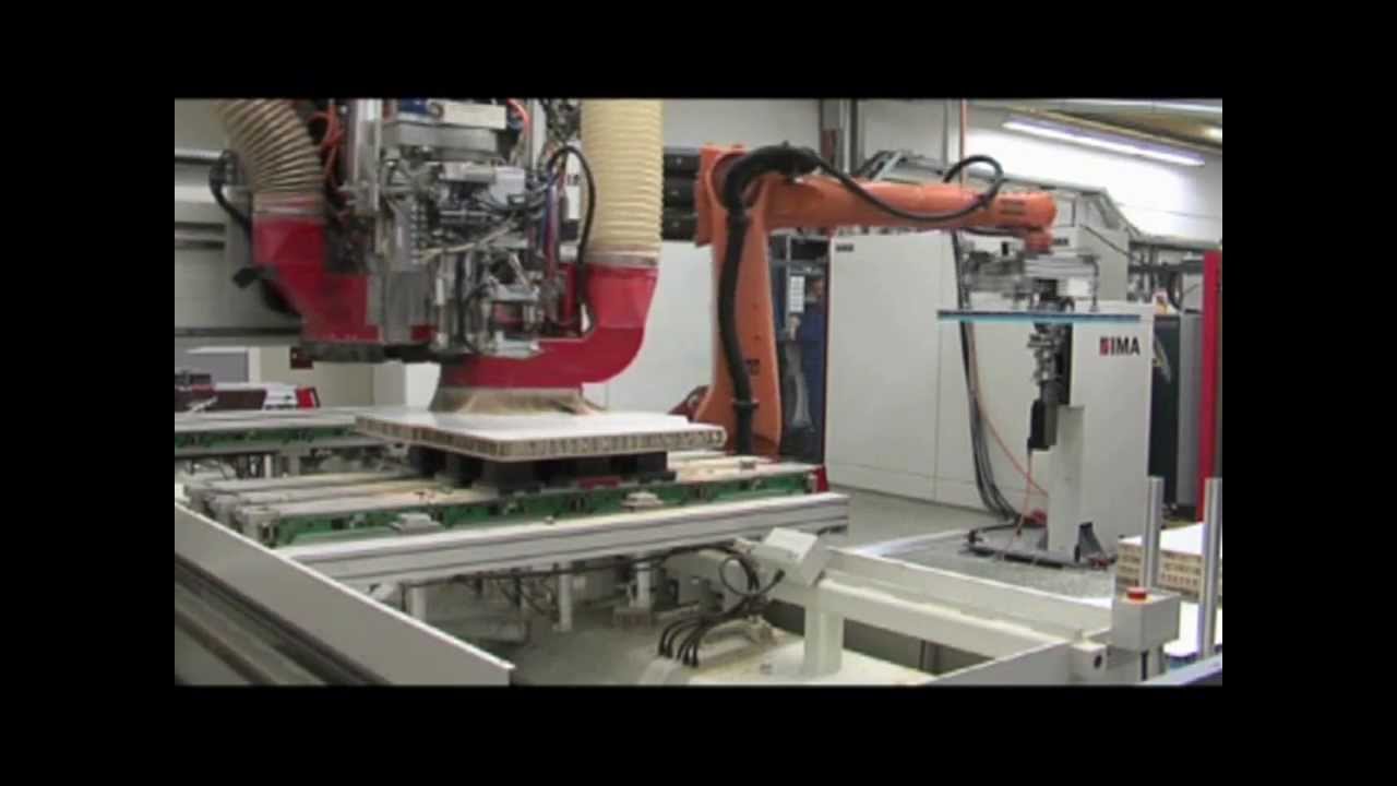 IMA(ИМА) - CNC BIMA 310 and robot KUKA