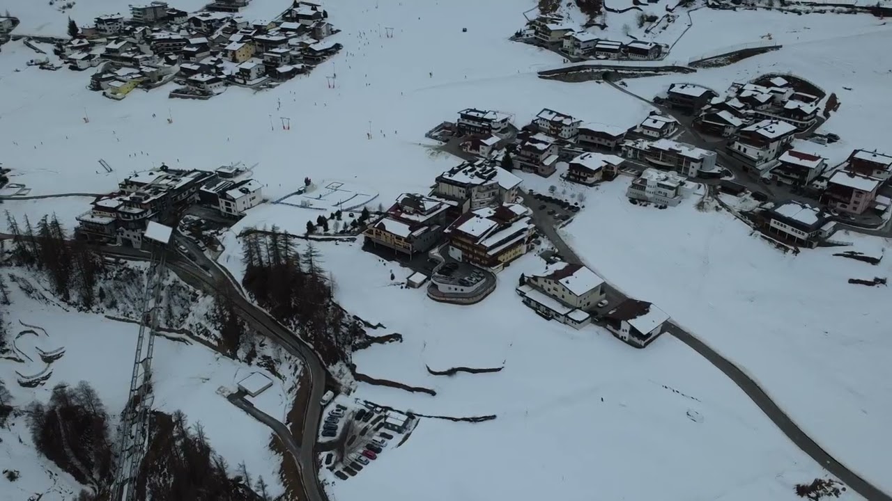 Sölden from 120 m high. Dji mini 4k 