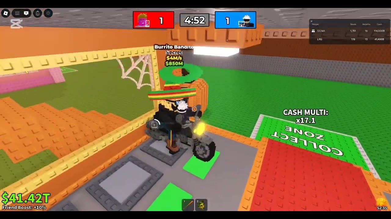 I was pvping this guy for fun #sab #roblox #pvp #robloxedit #cbum 