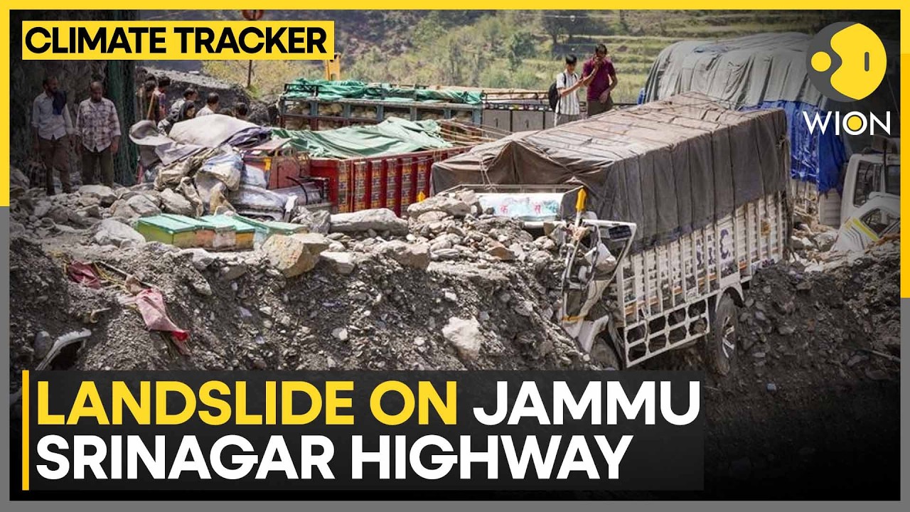J&K Landslide: Massive Landslide Hits Jammu-Srinagar Highway | WION Climate Tracker