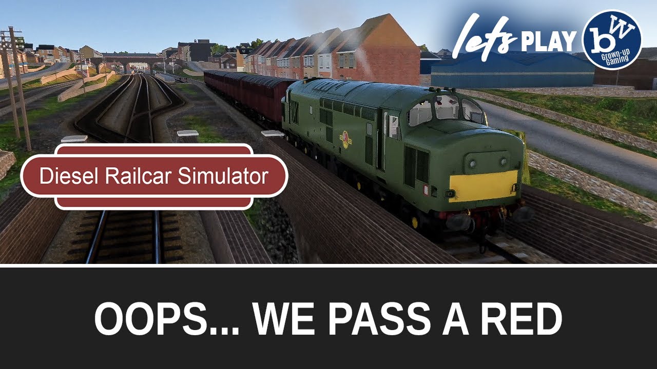 Lets play Diesel Railcar Simulator - The Postal Job | Train Simulator railway railroad sim