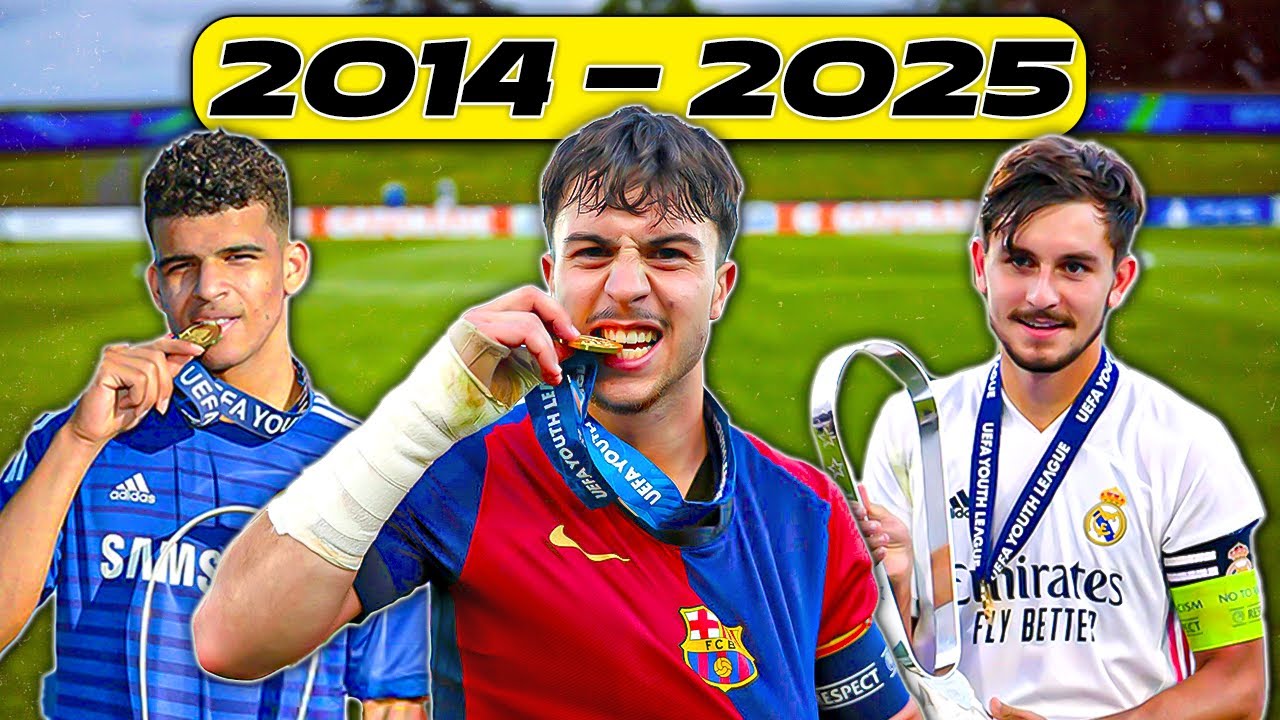Все финалы Юношеской лиги УЕФА (2014–2025) ⚽🏆
