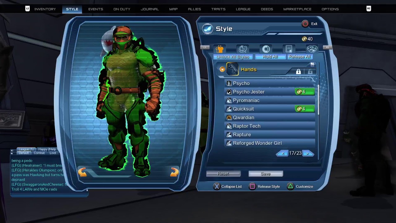 Dc universe online