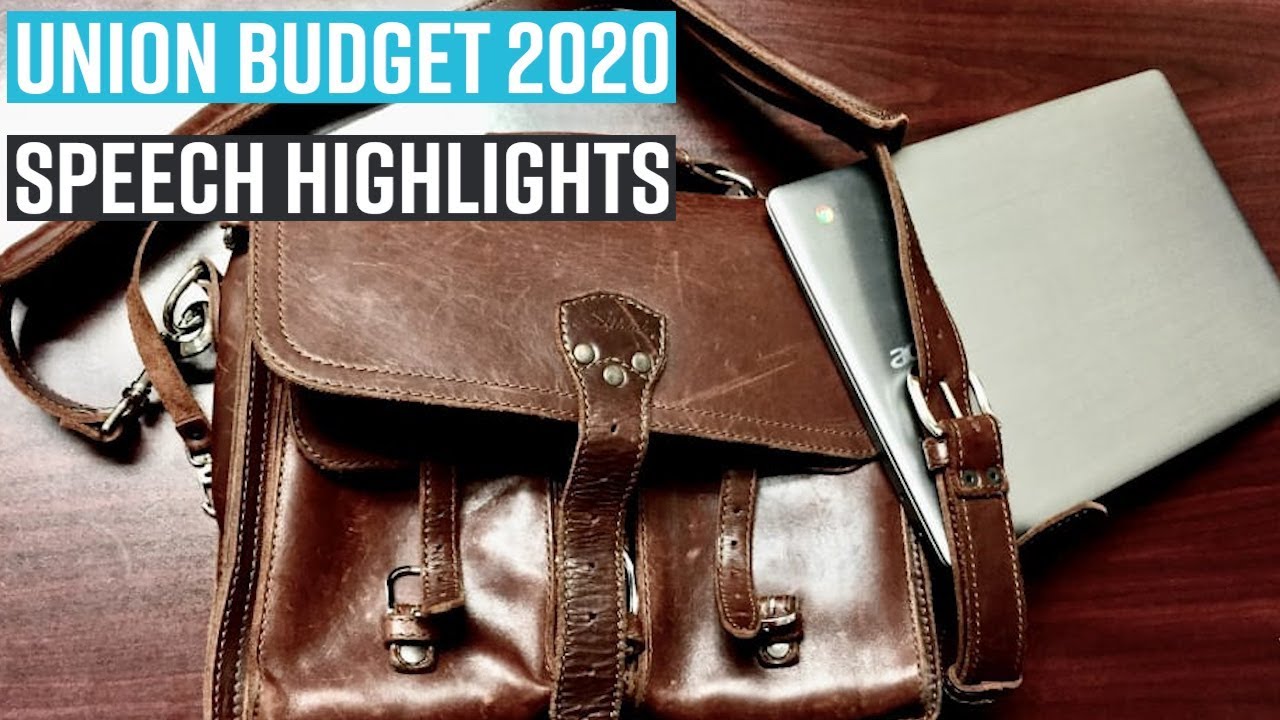 Union Budget 2020 | Speech highlights