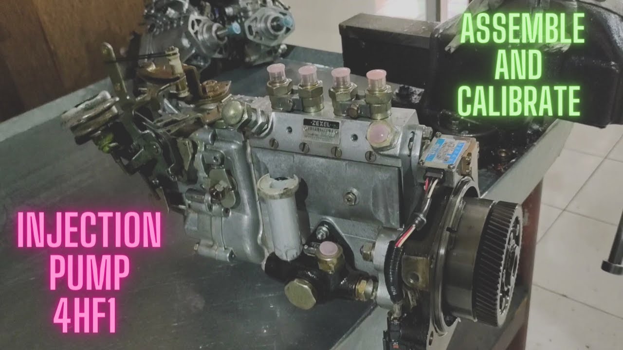 INJECTION PUMP 4HF1 ASSEMBLE. TARA  AT SAMAHAN NIYO AKO MGA DUDZ.
