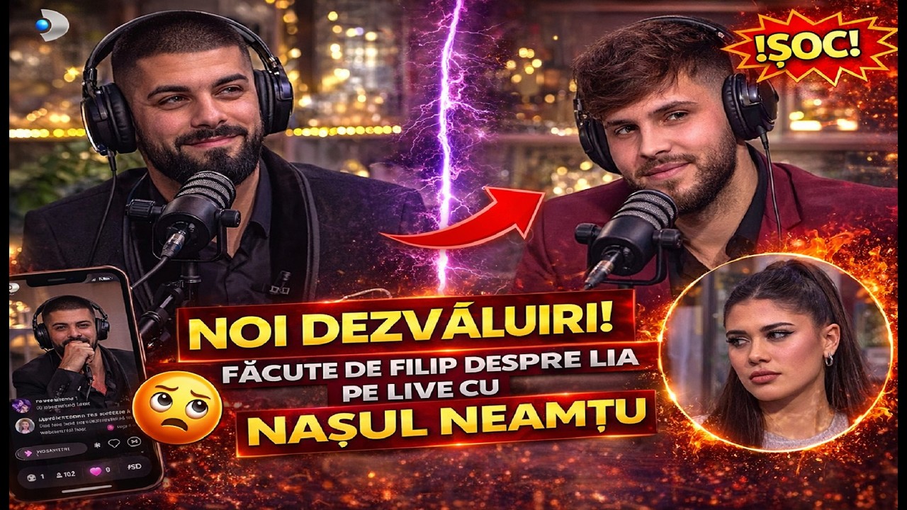 Noi Dezvăluiri făcute de Filip despre Lia pe live cu nașul Neamțu