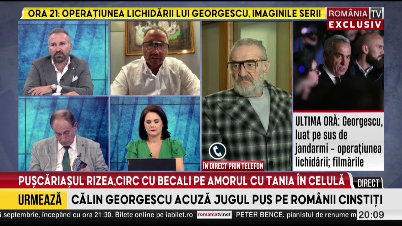 ROMÂNIA EXCLUSIV 23.08.2025, cu Simona Gherghe: Pușcăriașul Rizea, circ cu Gigi Becali şi Tania Budi