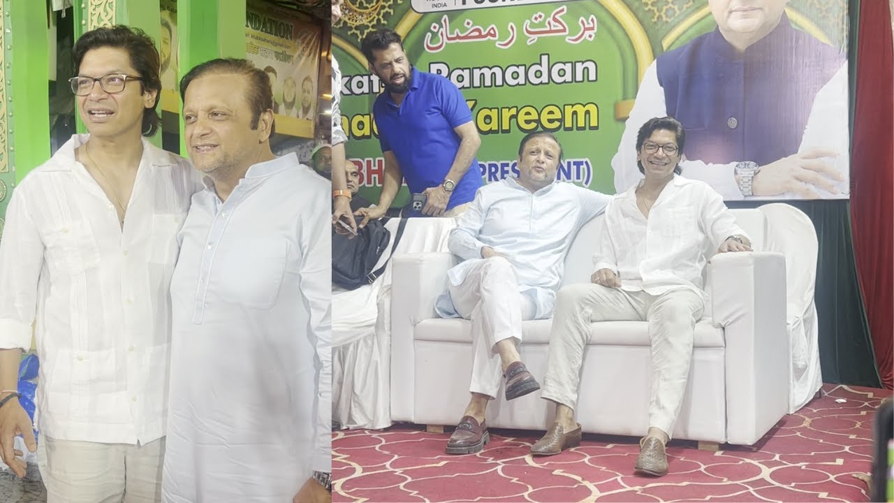 SHAAN's Surprise Appearance at Bhimla Foundation Ramadan Party! 🎤🌟 #Shaan #RamadanParty #Bollywood