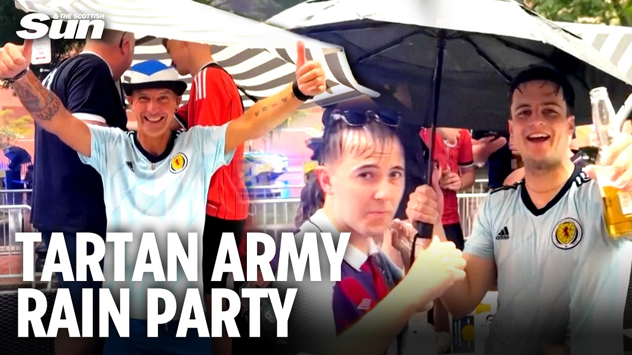 Tartan Army Defy Boston Deluge & Party Their Way Through Downpour