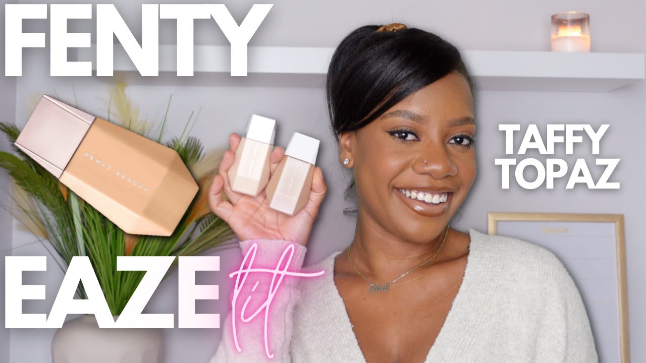 Fenty Eaze Drop Lit Taffy Topaz | New Makeup | iloveyoutrell