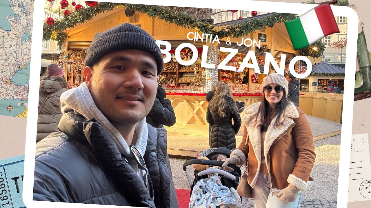 Viagem de natal na Europa, um dia em BOLZANO 
