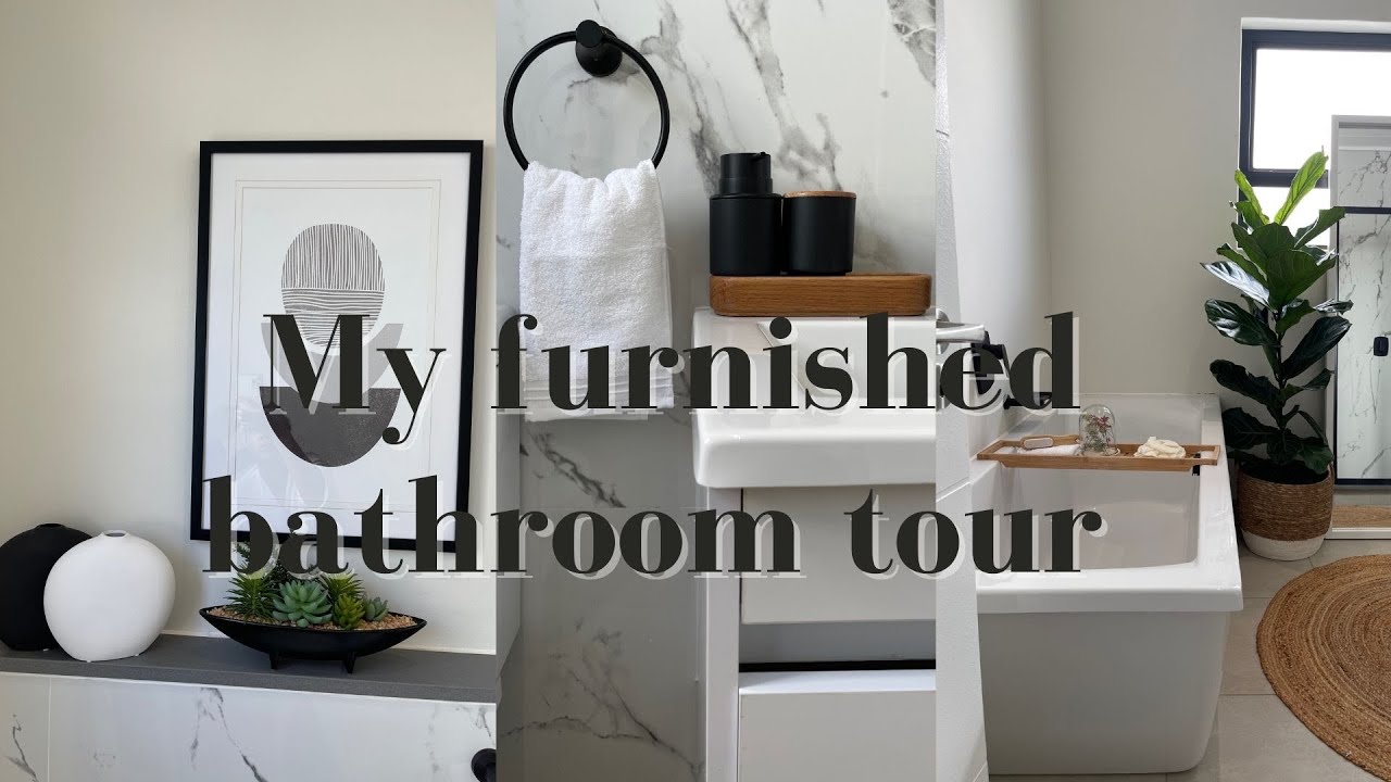 MY FURNISHED BATHROOM TOUR