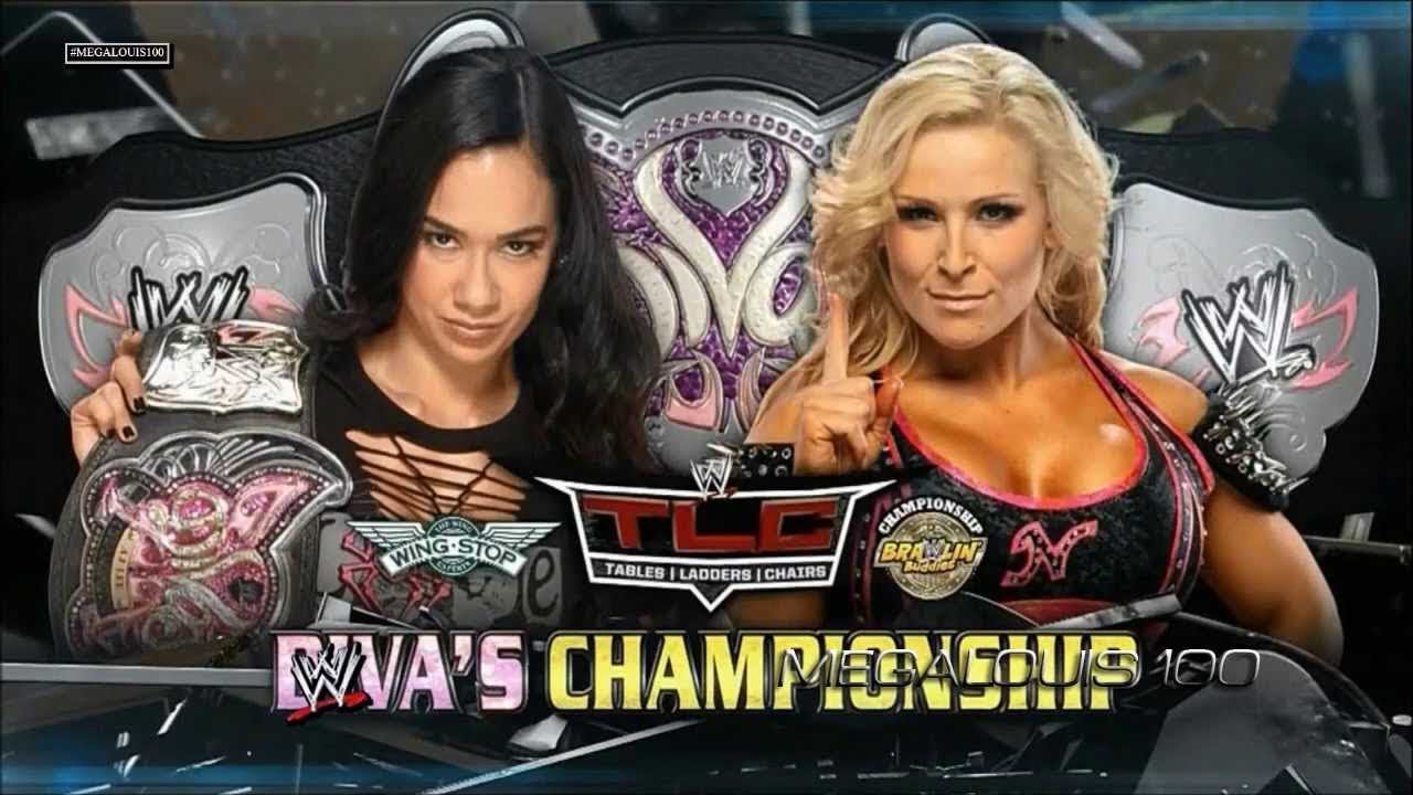 aj lee vs natalya TLC 2013 español latino